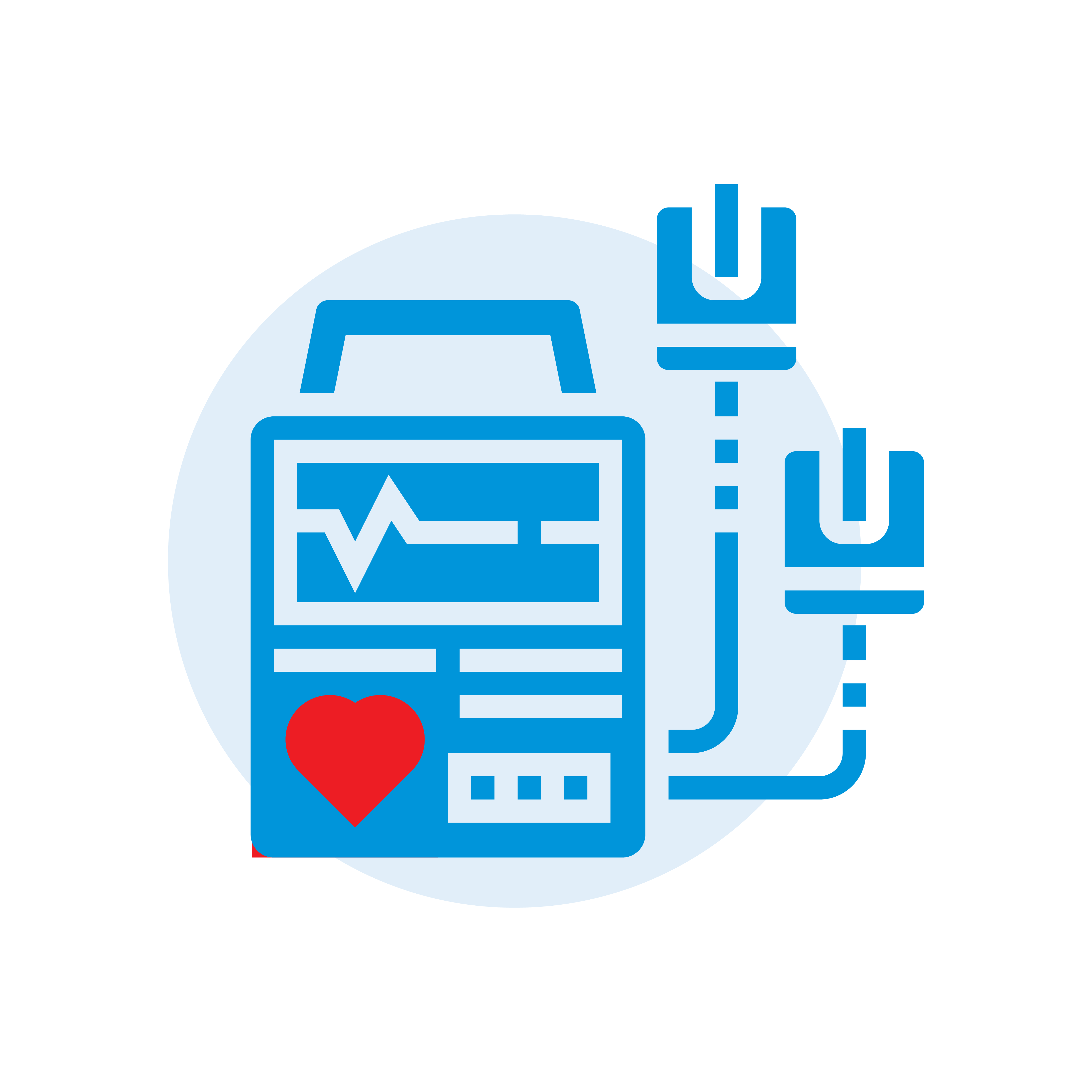 An automated external defibrilator (AED)