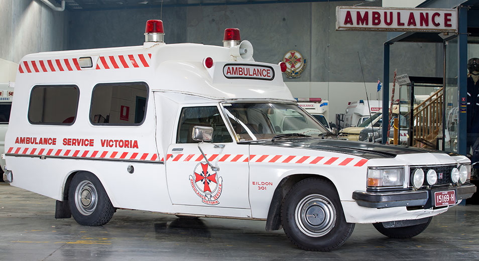 AV Chas Martin OAM Museum ambulance vehicle 