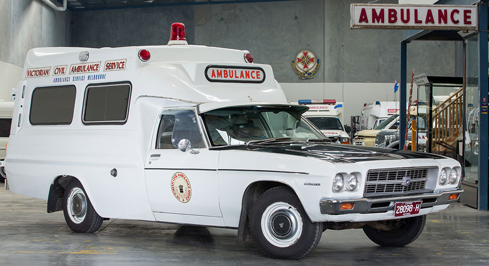 AV Chas Martin OAM Museum ambulance vehicle 