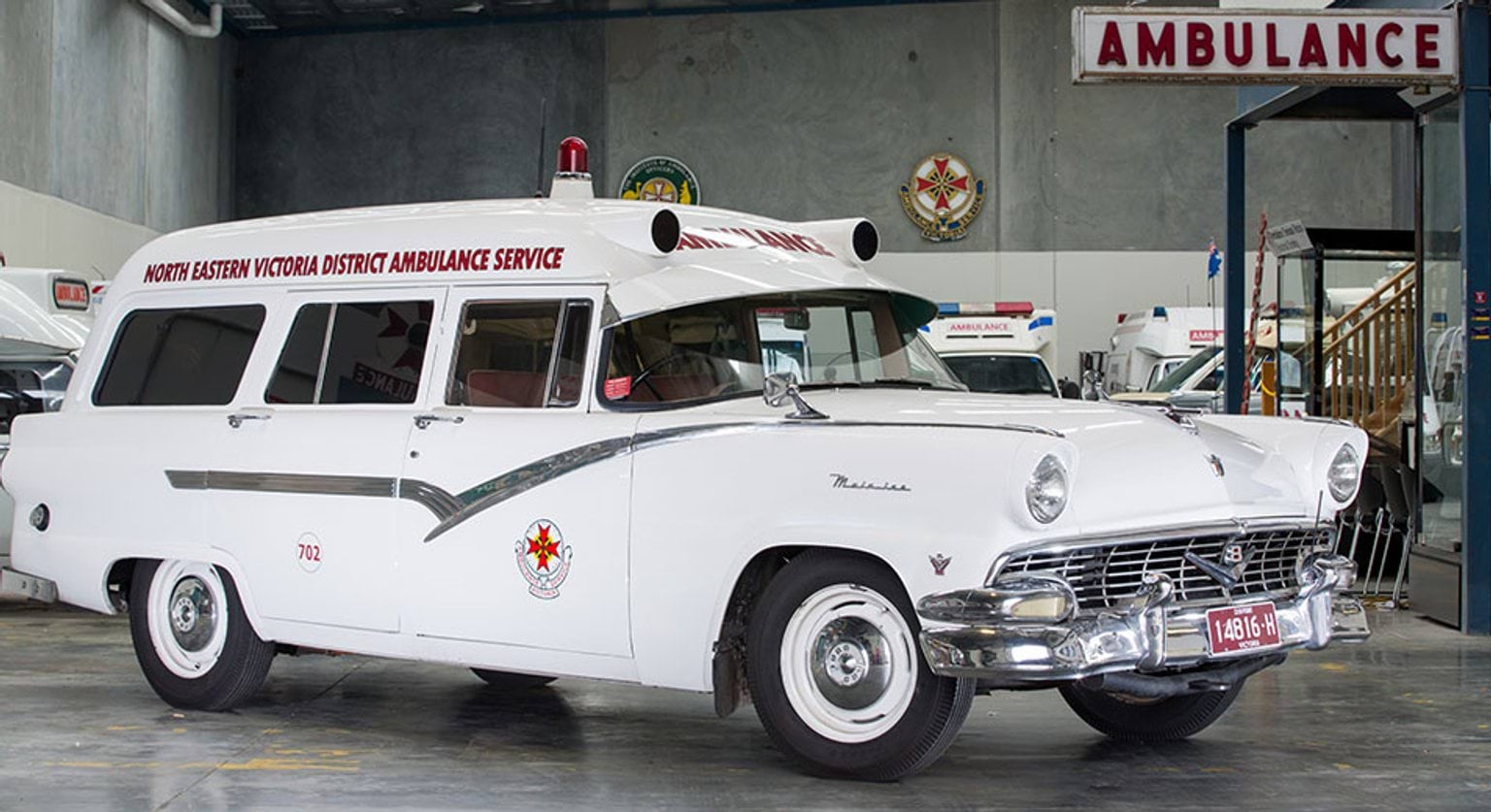 AV Chas Martin OAM Museum ambulance vehicle 