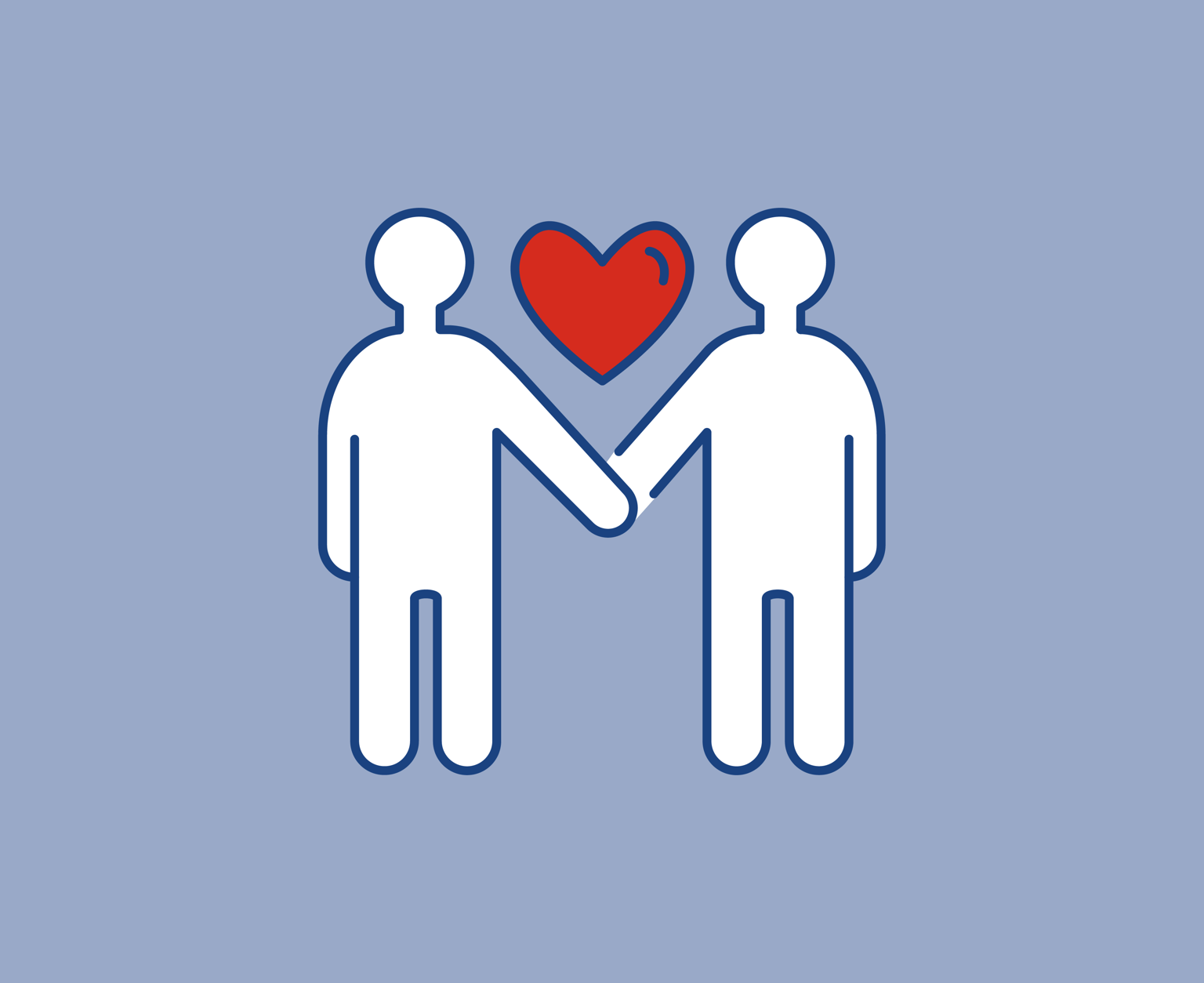 An icon shows two people holding hands with a heart displayed inbetween them